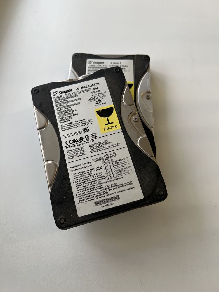 Диск жесткий Seagate u6 st340810a 40gb pata ide/ata 3,5"