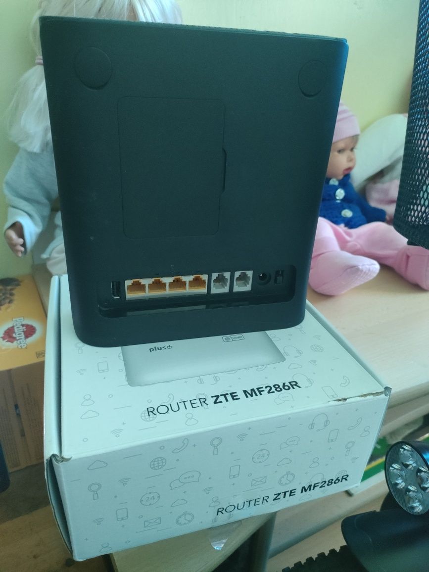Router GSM CZARNY na Kartę SIM ZTE MF286 LTE 2.4ghz / 5ghz