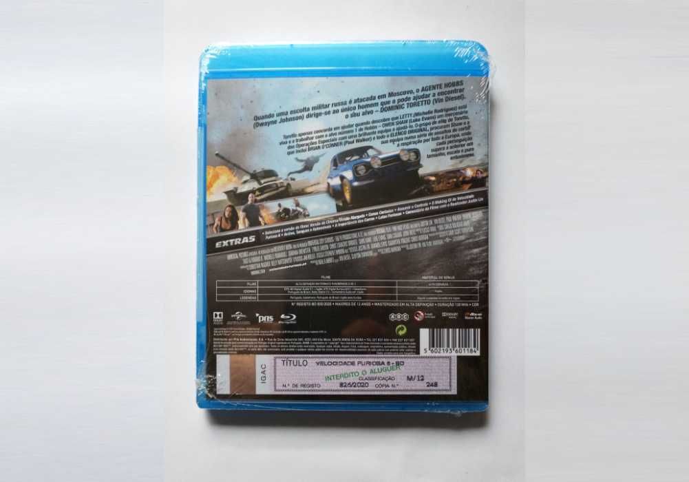 Velocidade Furiosa 6: Fast & Furious 6 Blu-ray (Novo e Selado)
