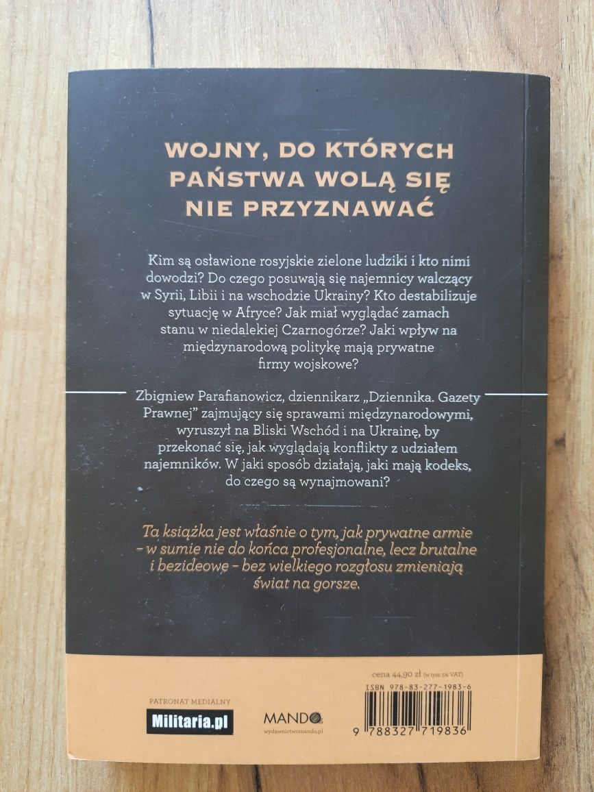 Książka Prywatne armie świata Zbigniew Parafianowicz