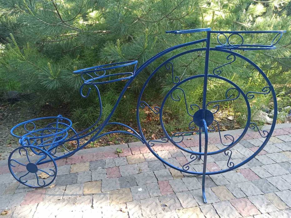 Ковка вазон для квітів підставка велосипед