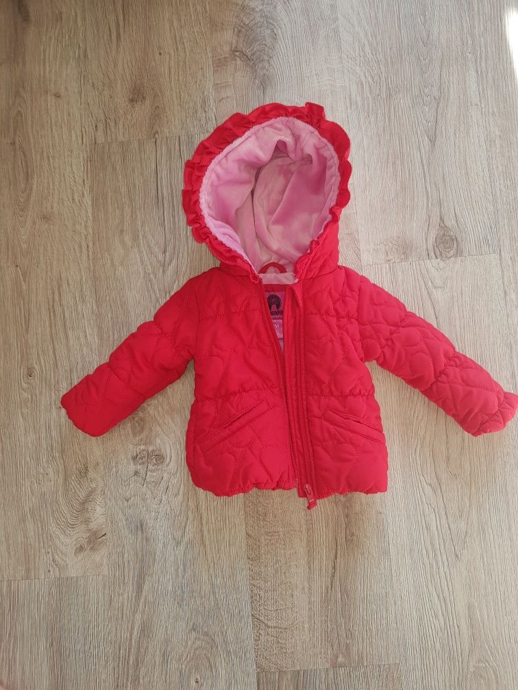 Dziewczynka niemowle Nowa kurtka bez metki 12 m weatherproof zimowa oc