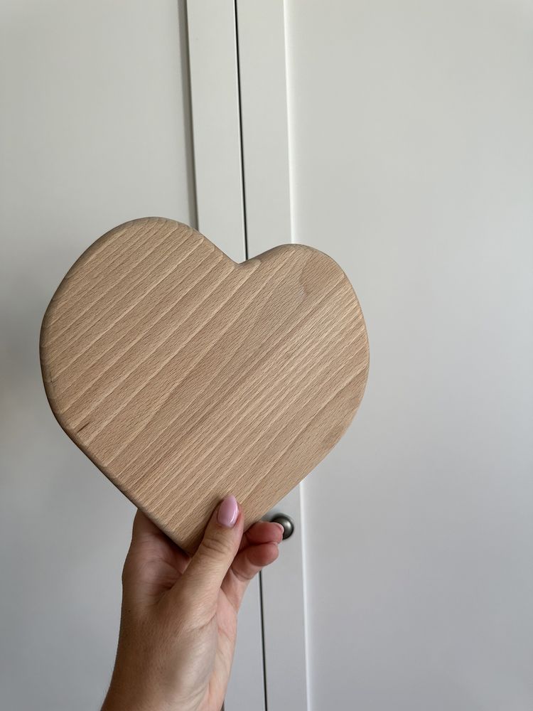 Drewniana dekoracja/ podstawka
