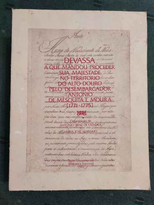 Devassa a que mandou proceder sua Majestade território do Alto Douro