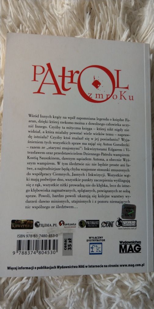 Książka Patrol zmroku Siergiej Łukjanienko