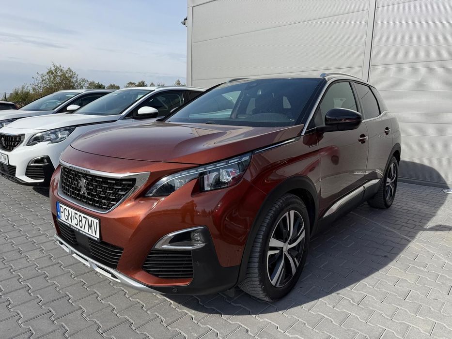 Peugeot 3008 GT LINE, bezwypadkowy, automat, kamera 360, full led, podgrzewane fote