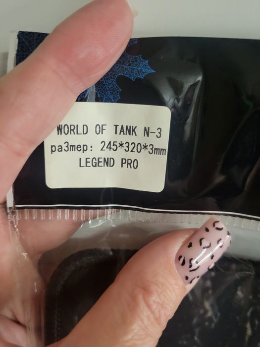 Коврик для мишки комп'ютерний world of tanks тканинний