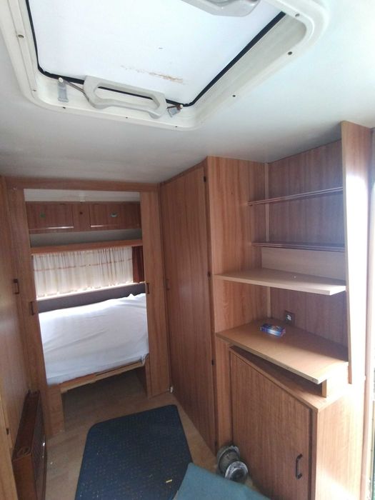 Przyczepa kempingowa hobby 5.5m. Stacjonarna