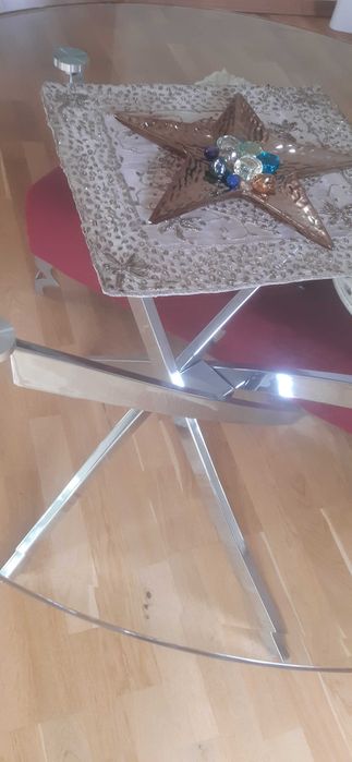 Stół szklany Glamour 100cm