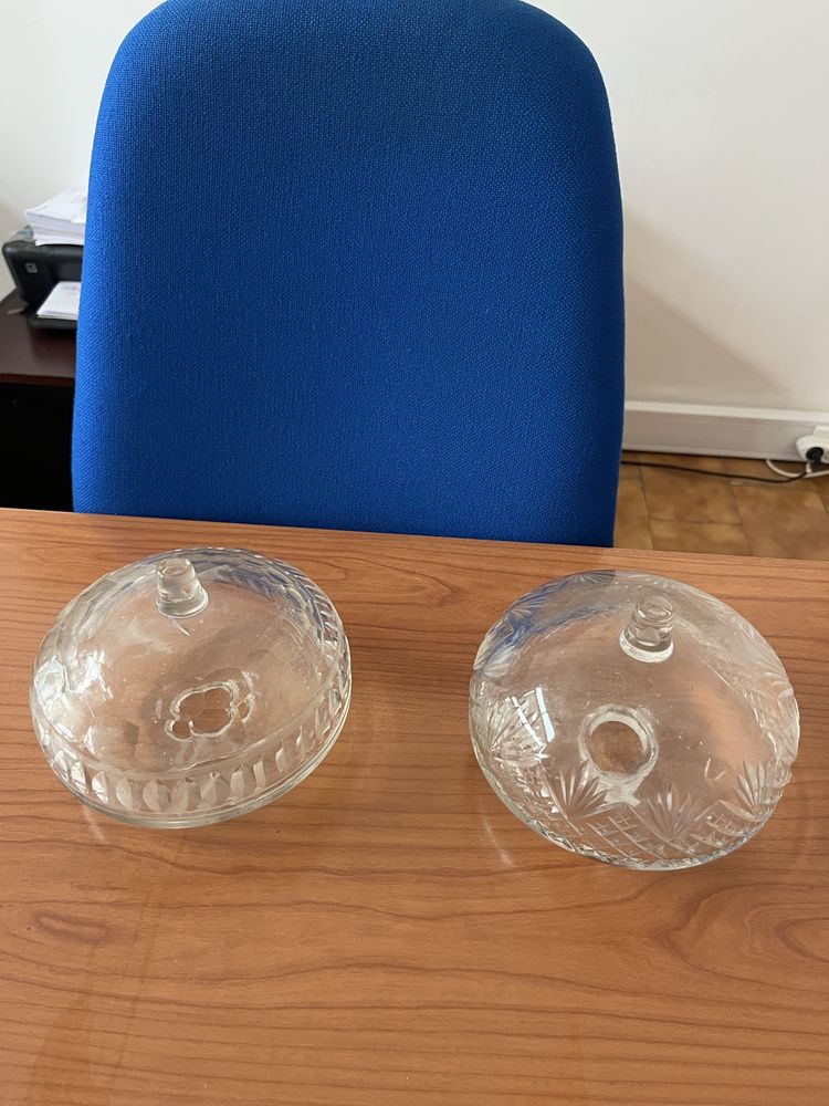 Depósitos de candeeiro em cristal