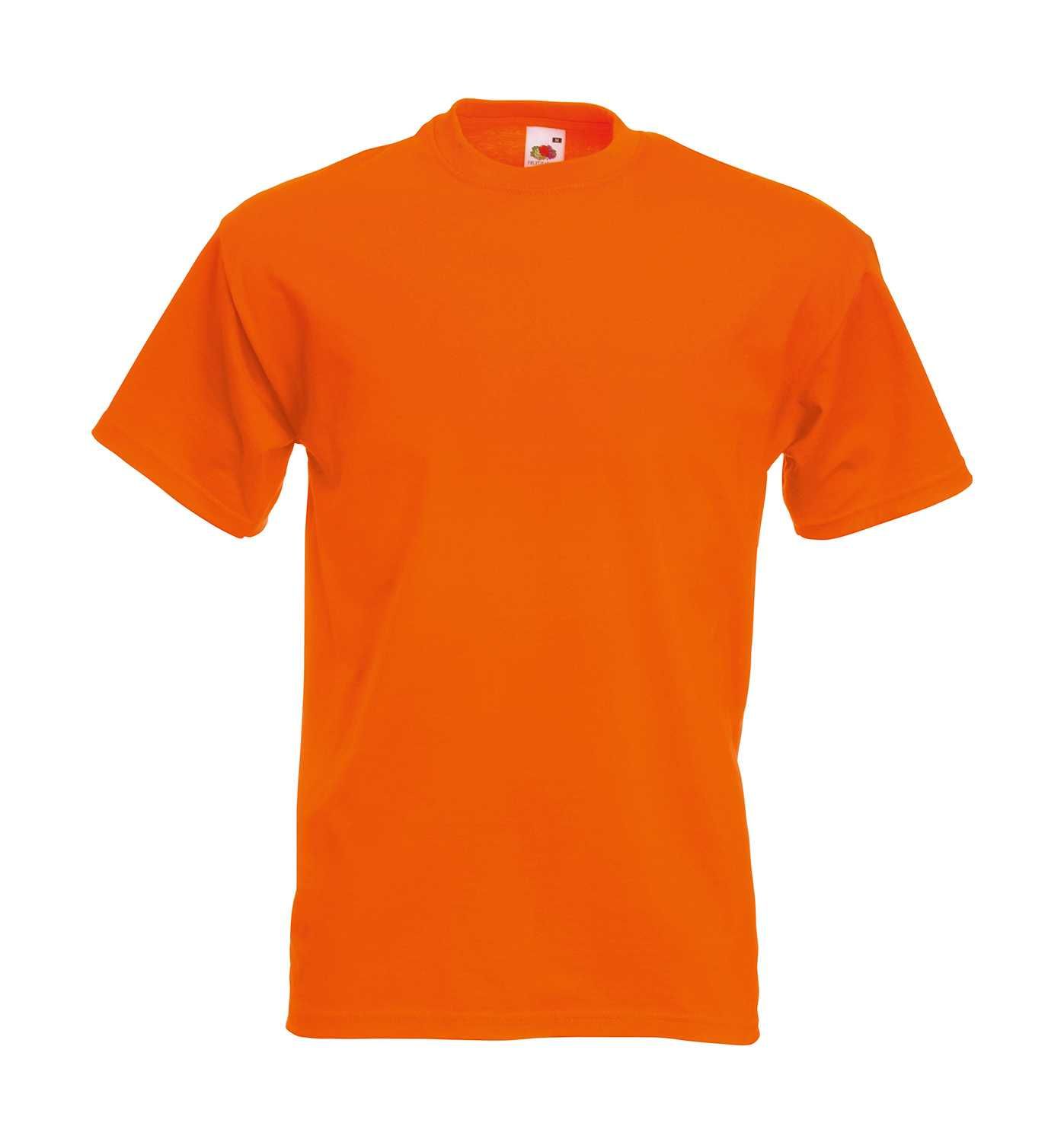 Koszulka Fruit of the Loom Super Premium pomarańczowa S