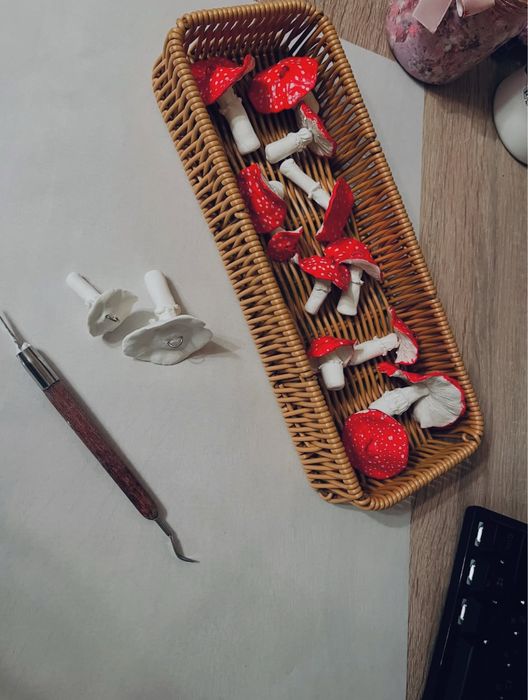 Новогодние украшения ручной работы, игрушка на елку керамика