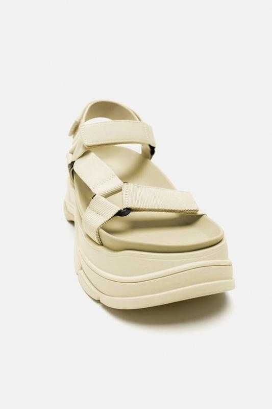 Жіночі босоніжки сандалі Zara зара женские босоножки сандалии 39