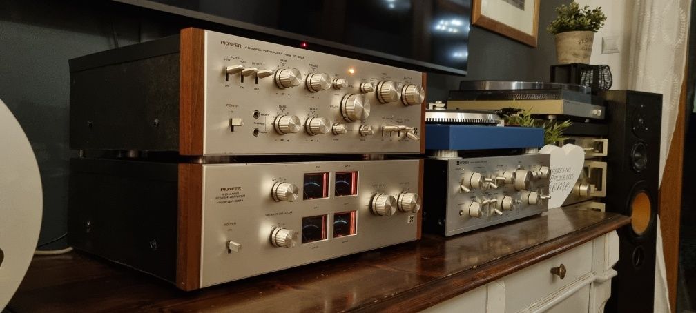 Końcówka mocy, PreAmp przedwzmacniacz PIONEER  QC,QM-800A. Vintage