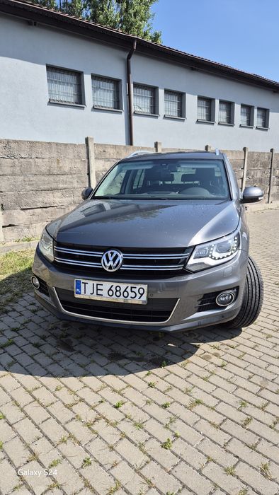 VW Tiguan Sport&Style • 2.0 TDI 140 KM • 159 tys. km• Opony+Wideorejes