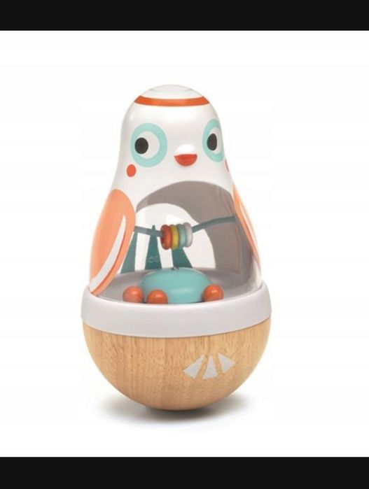 Djeco Wańka wstańka Baby Poli z delikatnym dźwiękiem