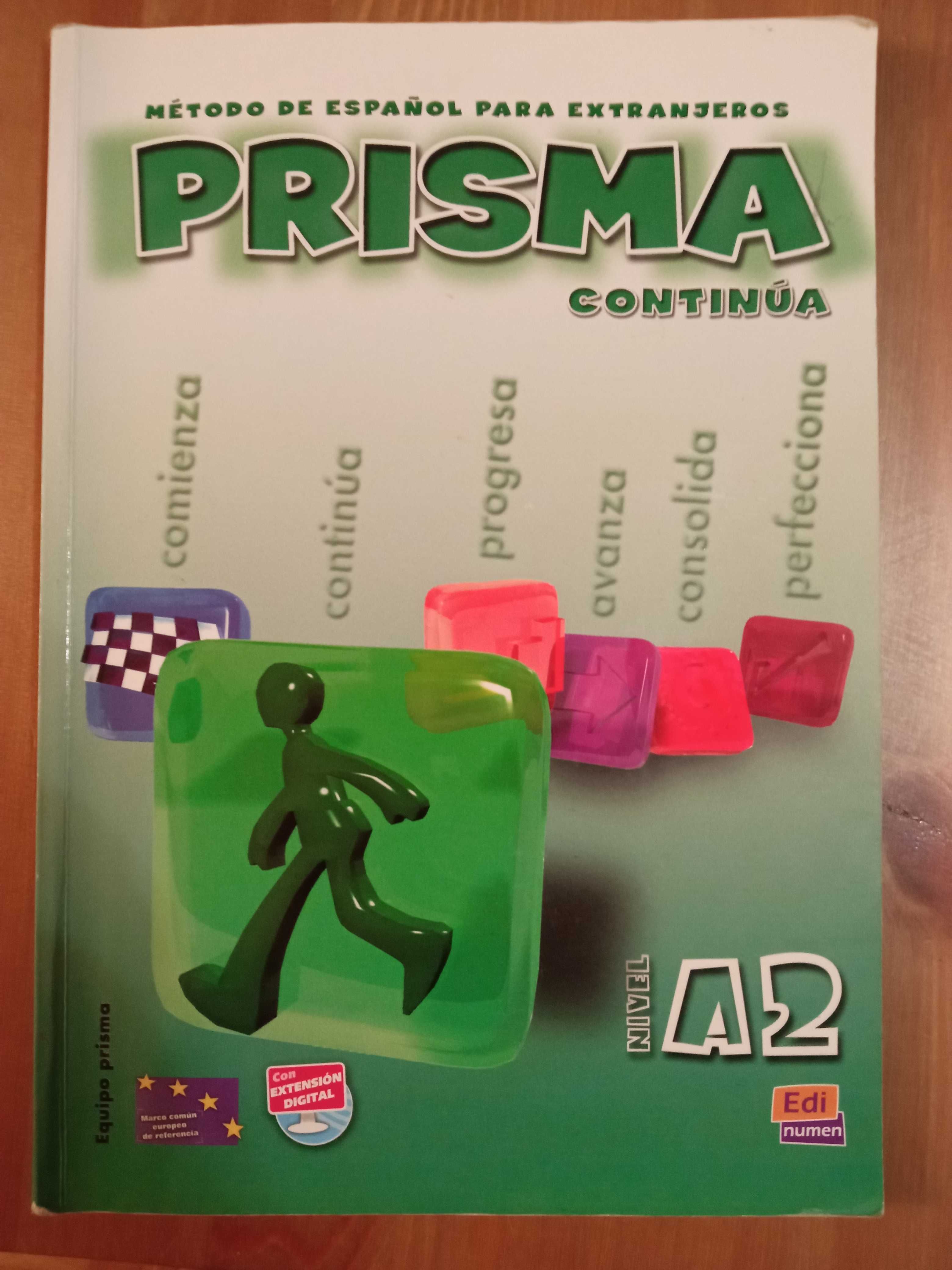 Książka do nauki hiszpańskiego PRISMA CONTINUA - NIVEL A2