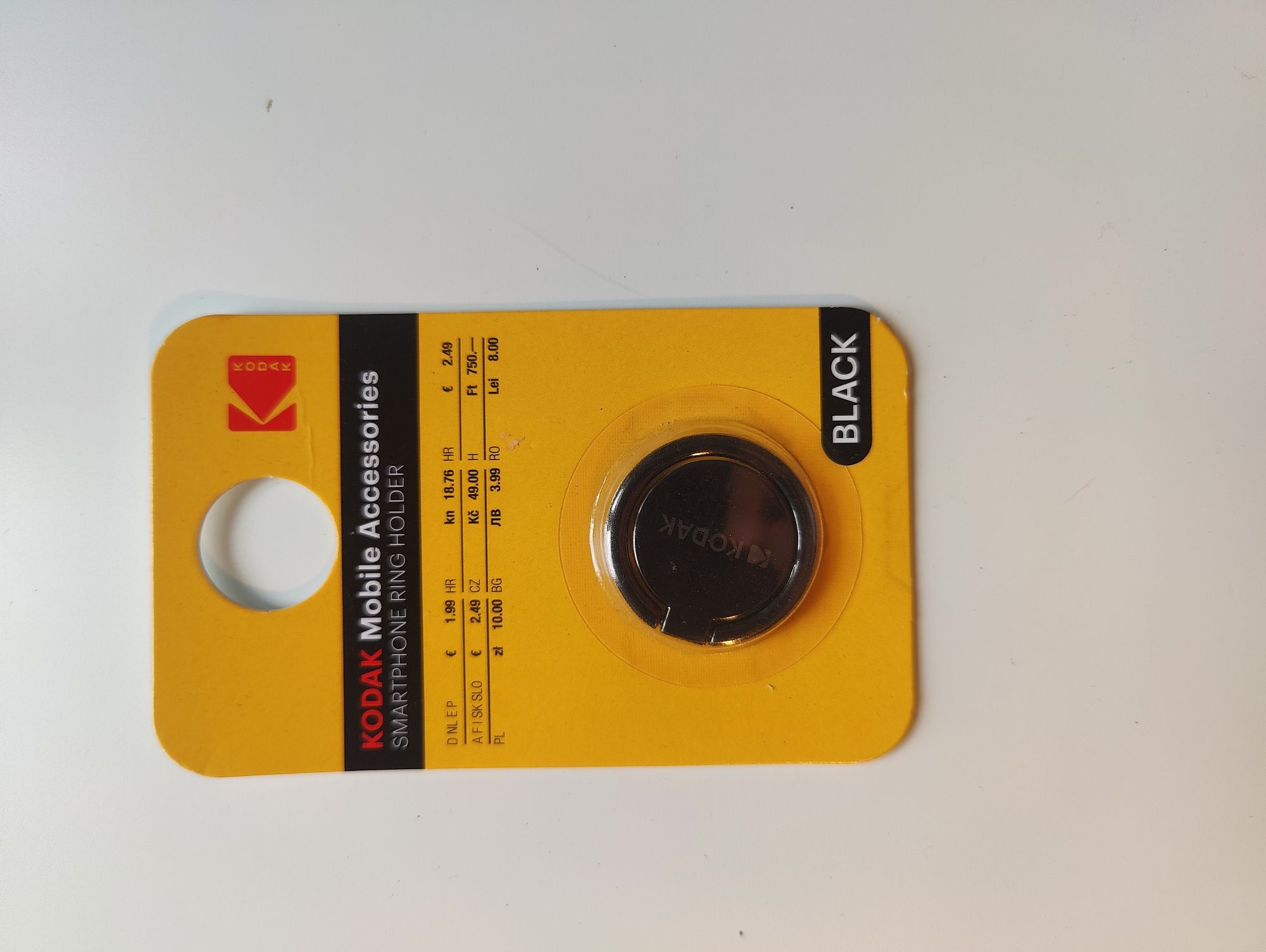 uchwyt pierścieniowy do smartfona marki Kodak