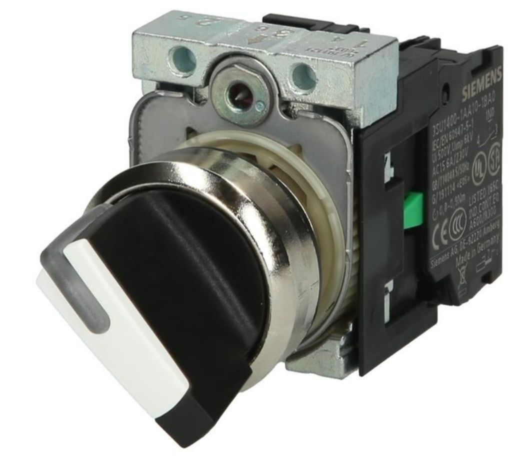 Przycisk (komplet) Siemens SIRIUS ACT 3SU1100-0AB10-1BA0 +Przełoncznik