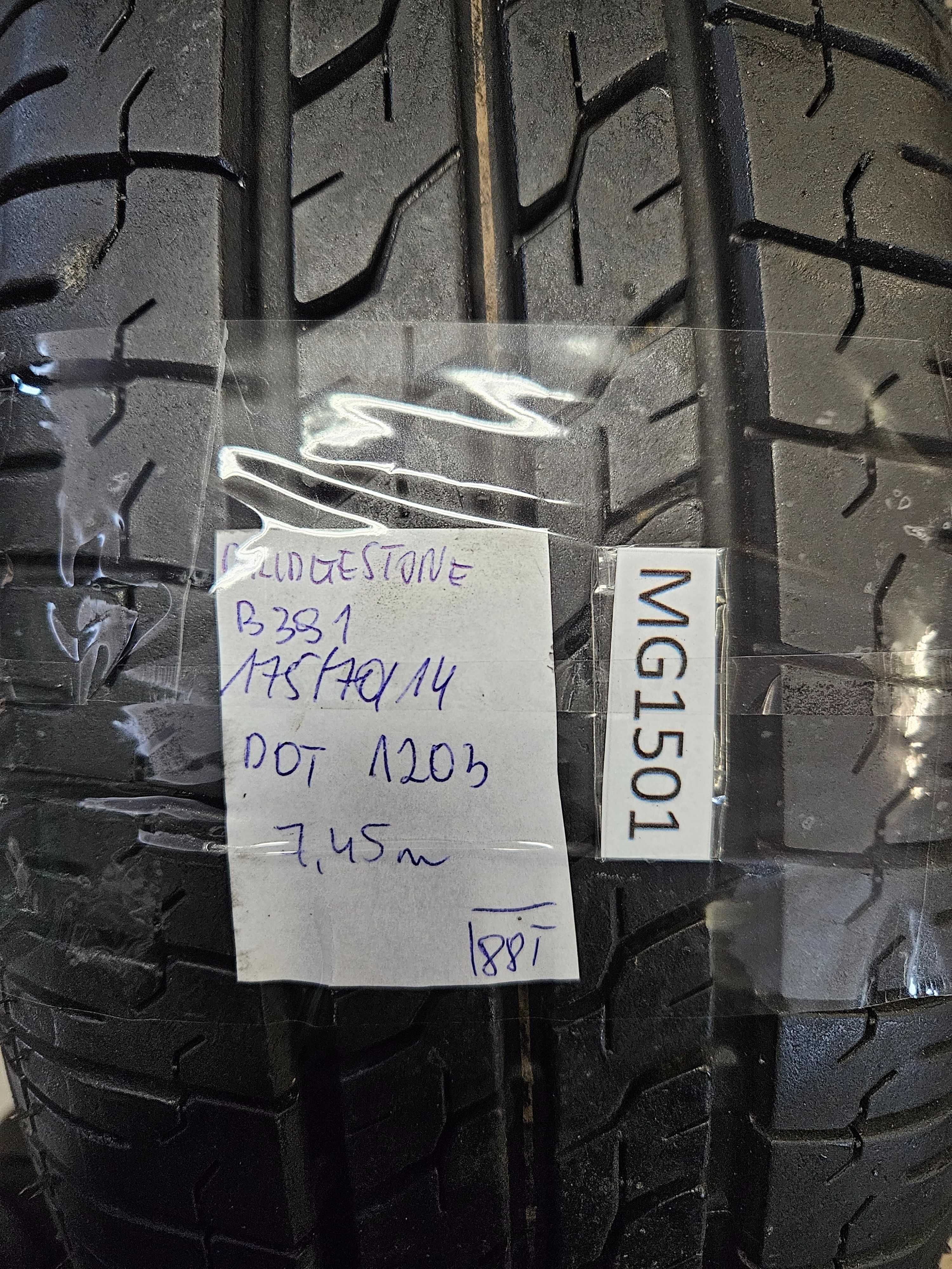 Bridgestone 175/70 r14 B391 /// 7,5mm!!! wysyłka