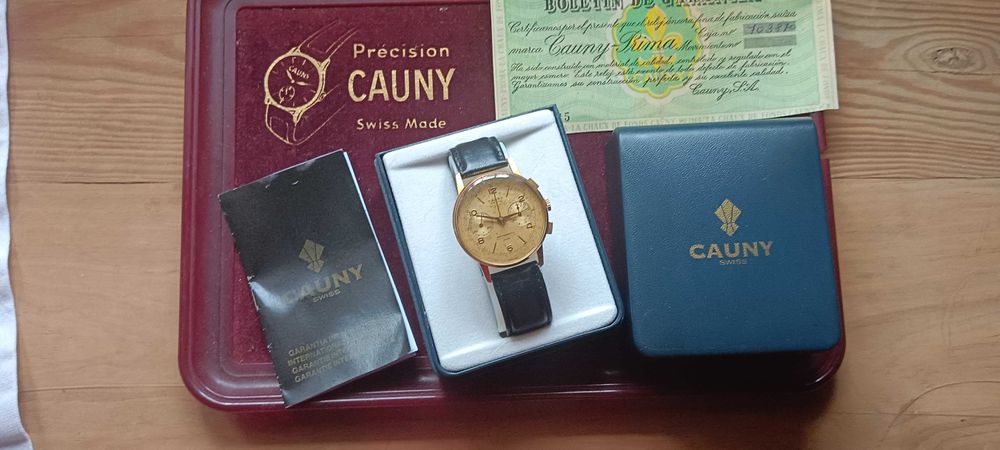 Pack Cronógrafo Cauny Ouro