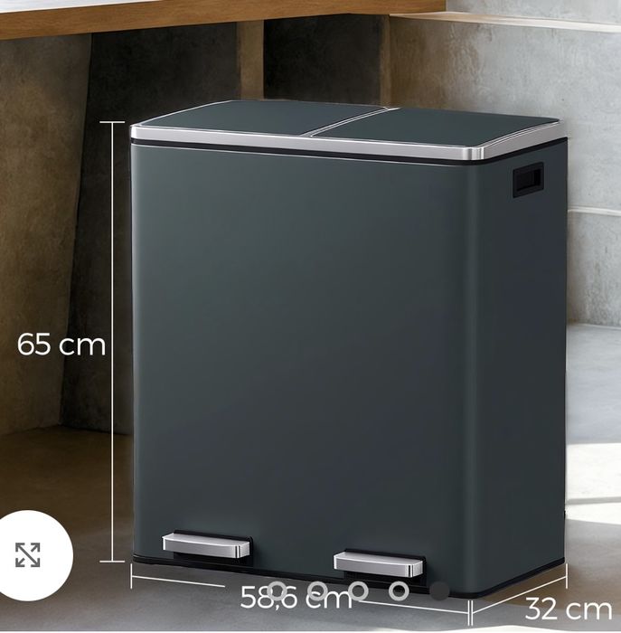 Caixote do lixo de dias cubas