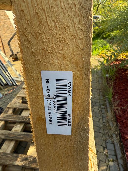 Stojak na okno - palety