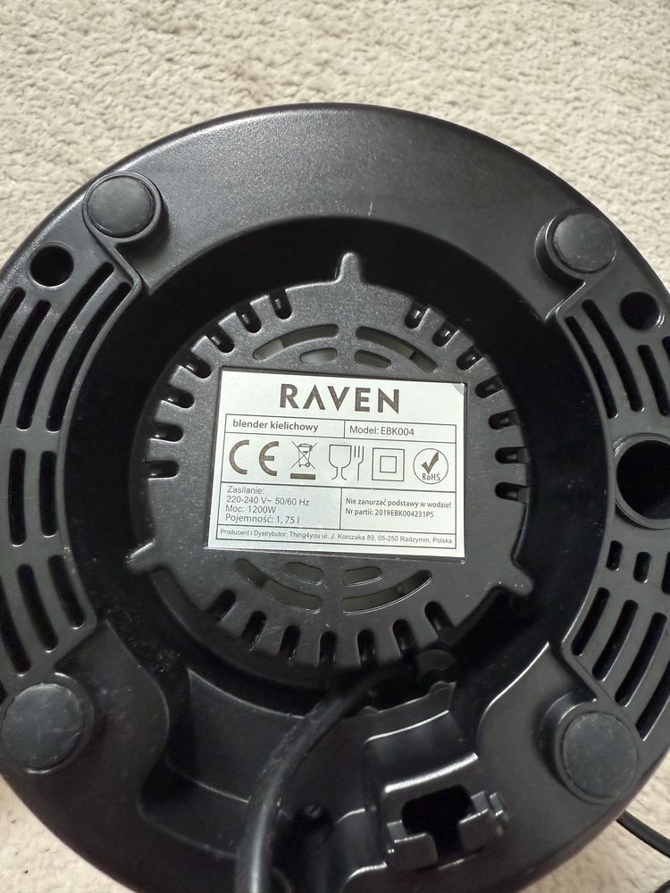 Blender kielichowy RAVEN 1,75 L 1200 W
