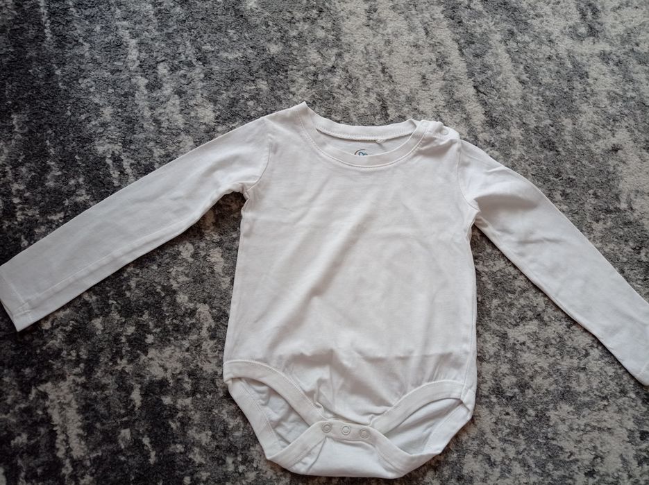 Body z długim rękawem dla dziewczynki w rozmiarze 92