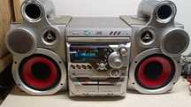 Wieża JVC MX-G700R + głośniki SP-MXG700 subwoofer na działkę do garażu