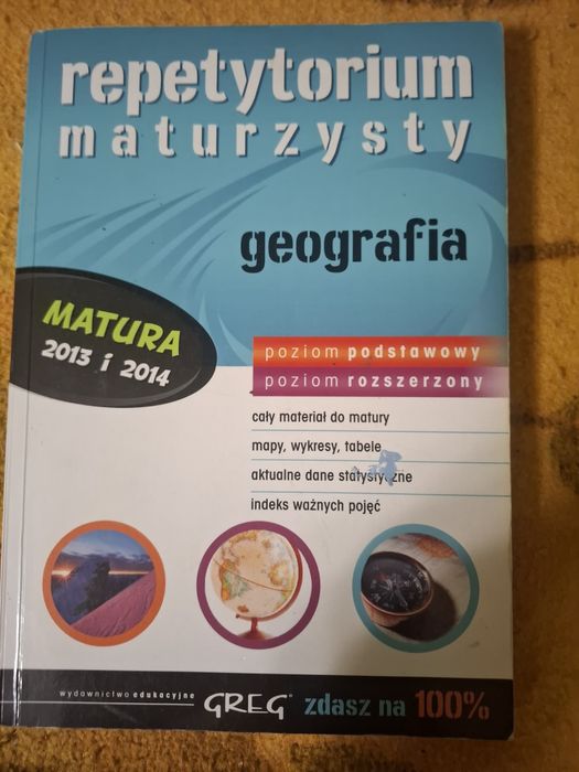 Geografia repetytorium maturzysty greg, książka do geografii