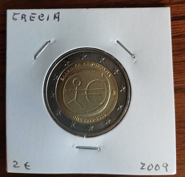 Moeda comemorativa UNC de 2€ - Grécia 2009

Grécia – 2 euros – 10º ani