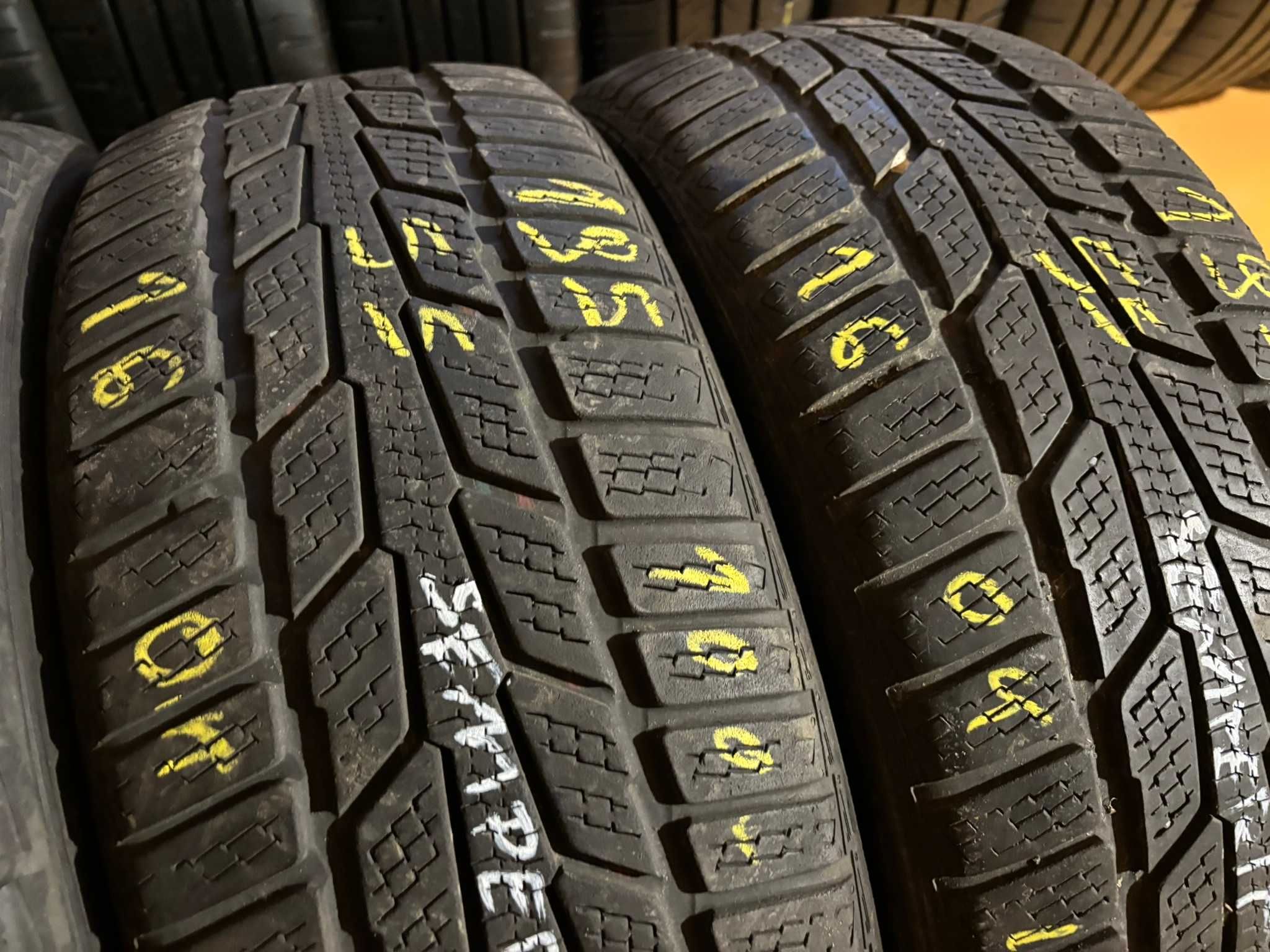 2X Opony Zimowe 195/55R16 87T SEMPERIT SPEED-GRIP M+S 5.6MM Spr. Całe!