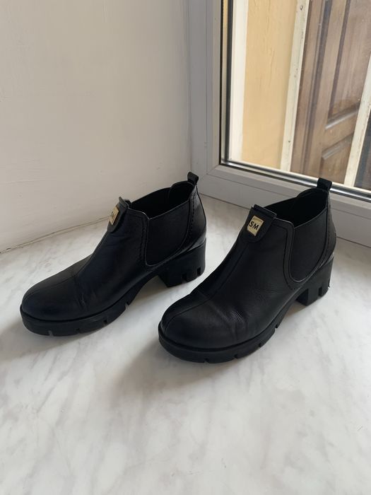 Осінні/весняні жіночі черевички з натуральної шкіри, фірма SM