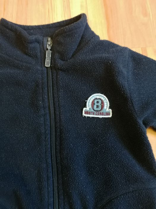 Bluza polarowa granatowa dla chlopca roz 86/92
