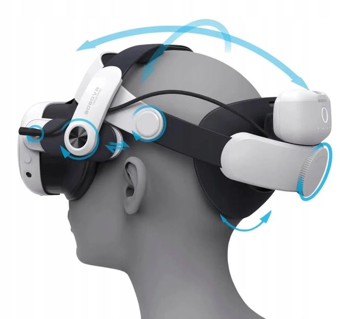 Крiплення BoboVR M3 Pro для Meta Quest 3/3s з акумулятором 5200 мА