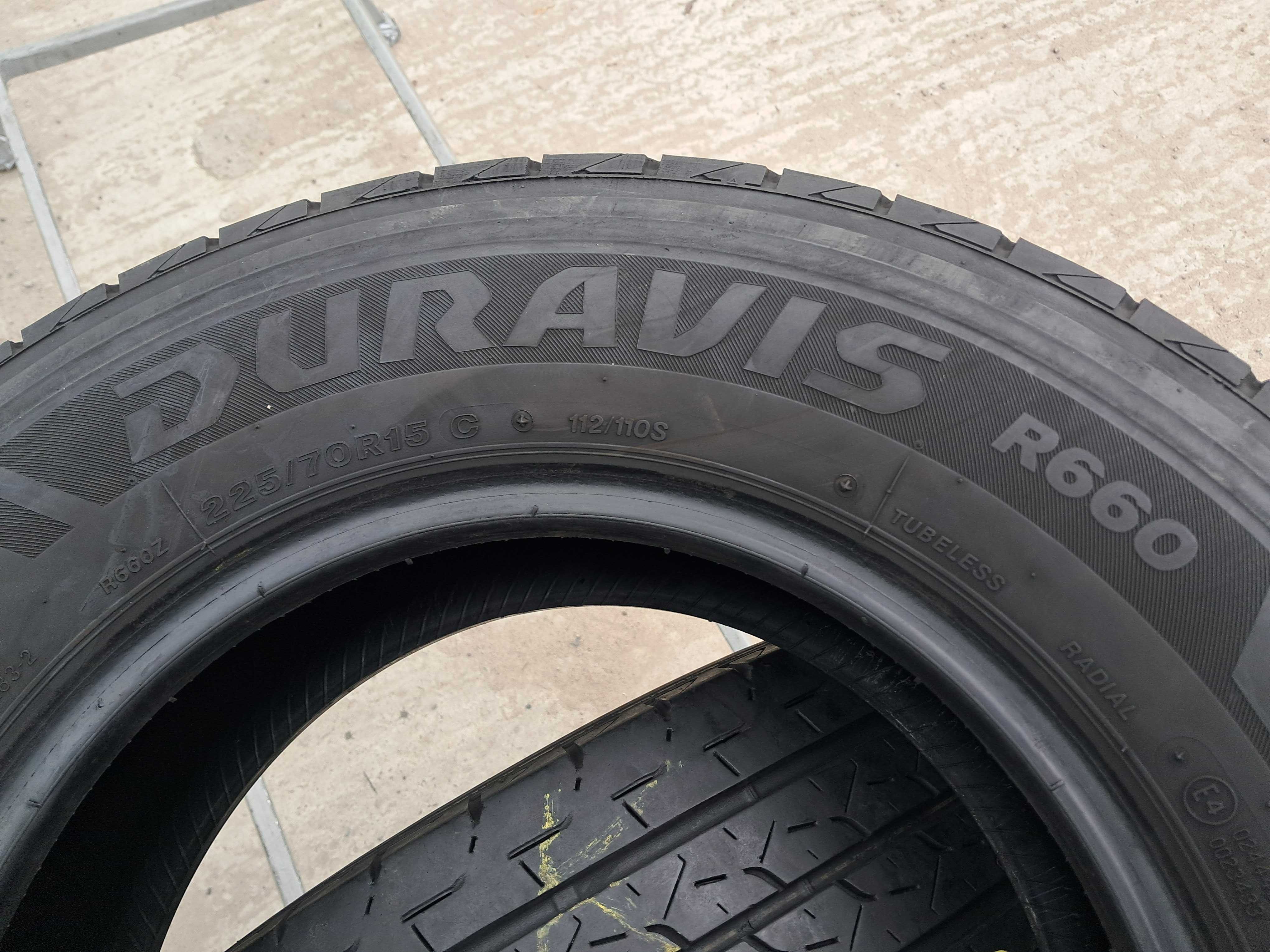 Резина літня, 7.5мм, Bridgestone Duravis R660 225\70 R15C (арт.10602)