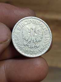 Sprzedam monete 1 zloty 1974 rok zzm