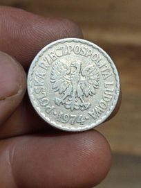 Sprzedam monete 1 zloty 1974 rok zzm