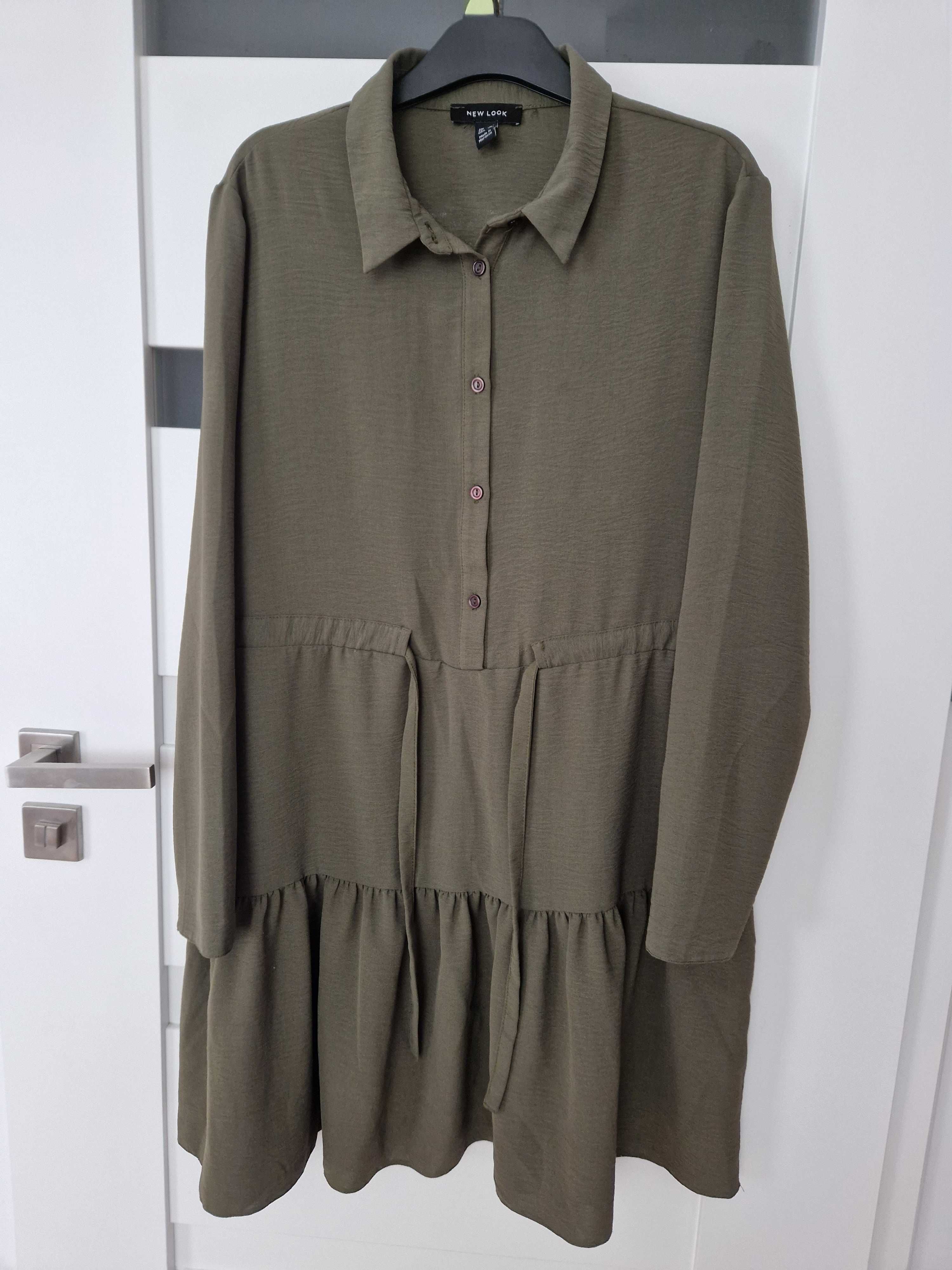 New Look Sukienka Khaki r.44