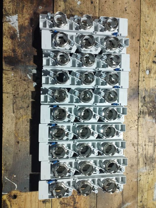 Złącza bezpieczników topikowych do rozdzielni 10 sztuk