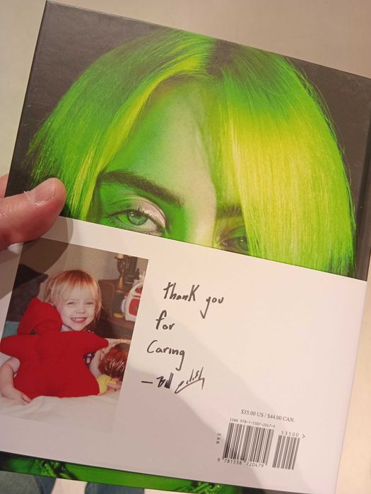 Livro ilustrado de Billie Eilish