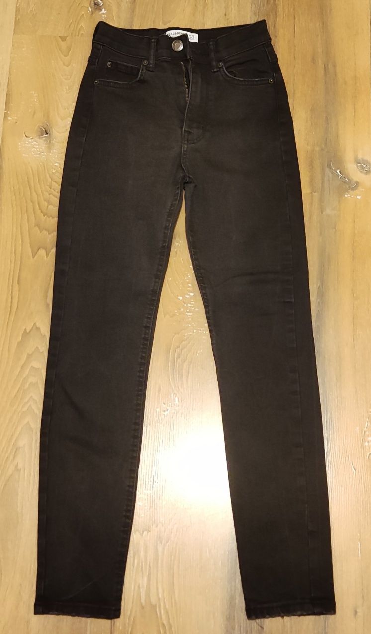 Spodnie jeansy dziury, h&m ,pull & bear,roz 146, 32