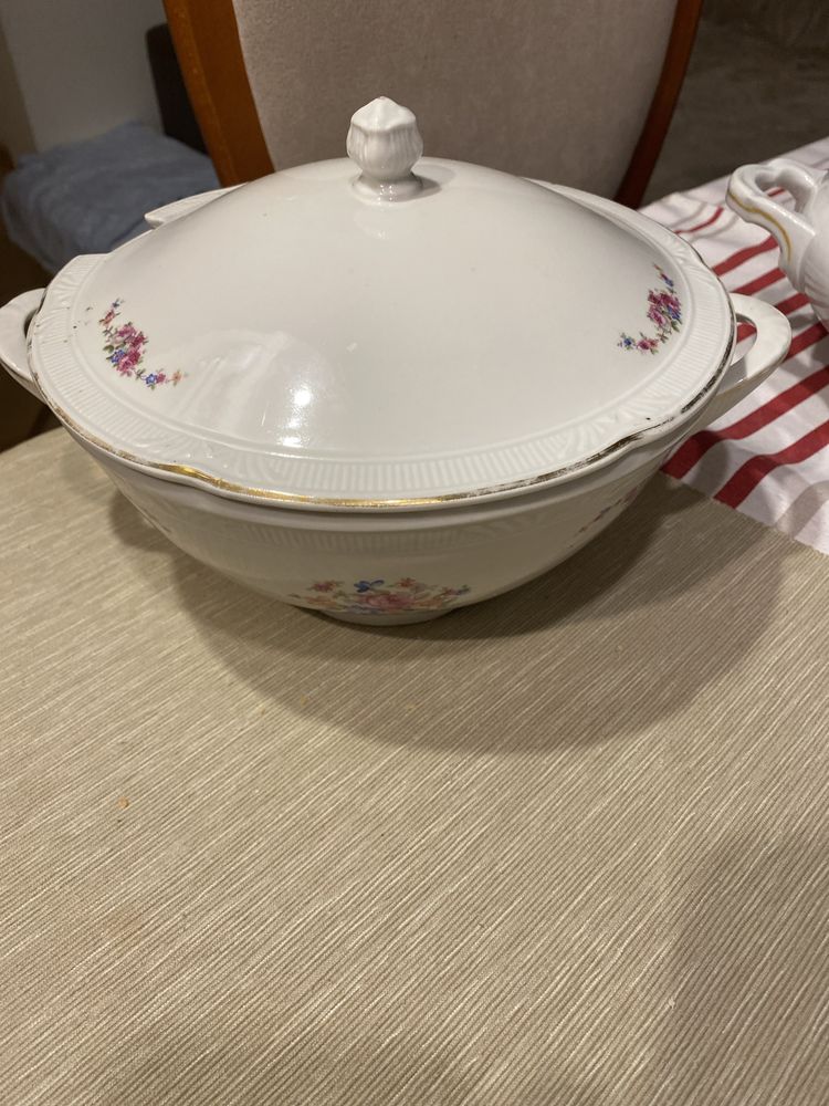 Waza porcelanowa Chodzież duza 3 L