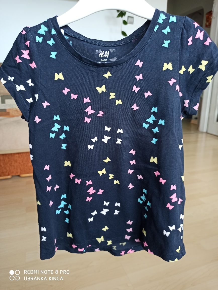 Koszulki krótki rękaw, rozm. 92-98, H&M, C&A