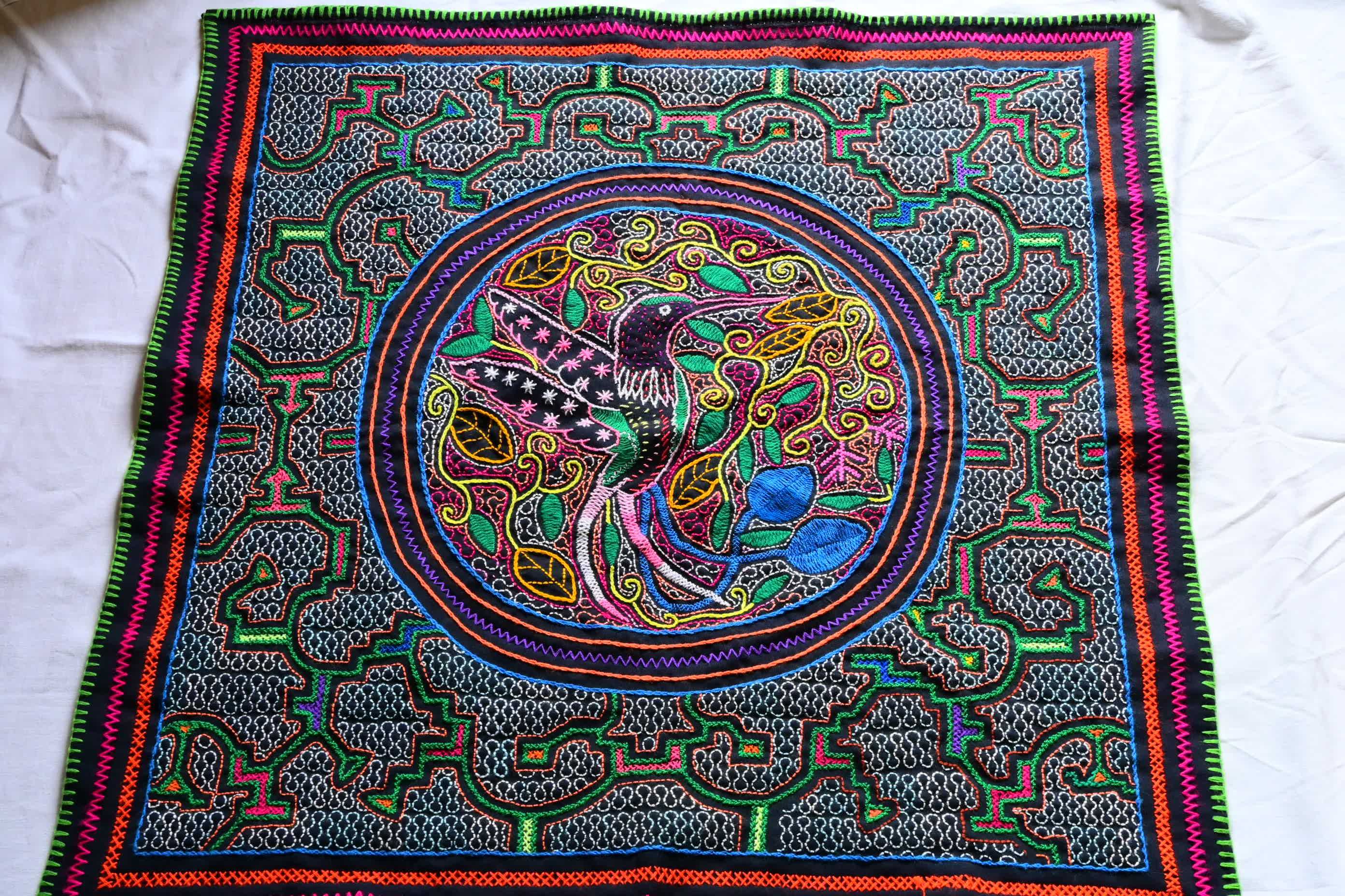 Icaro Altar Makatka Obrusik Shipibo Ayahuasca z Amazonii 100% handmade