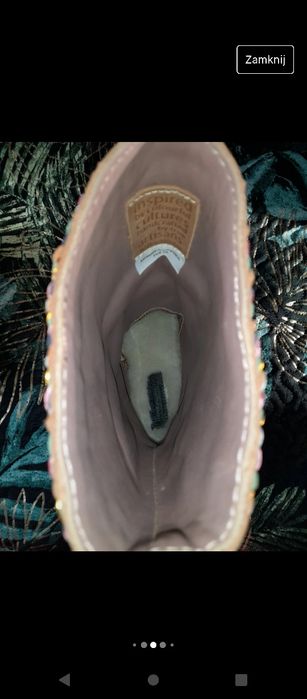 Buty Laidback London Boho kozaki handmade