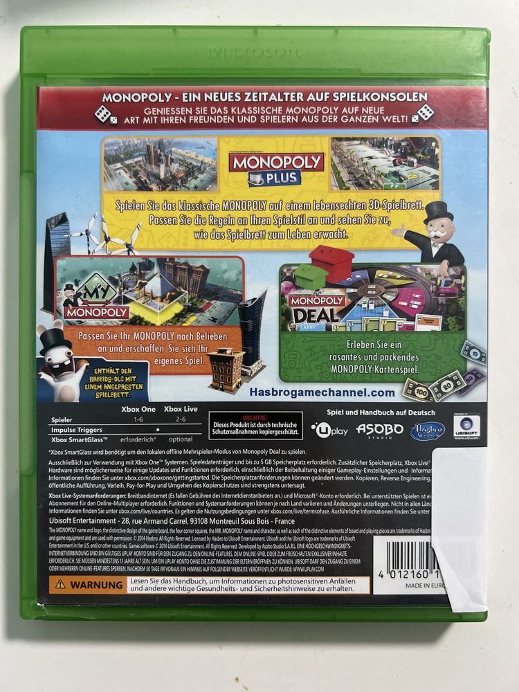 #975 monopoly family fun pack gra xbox one