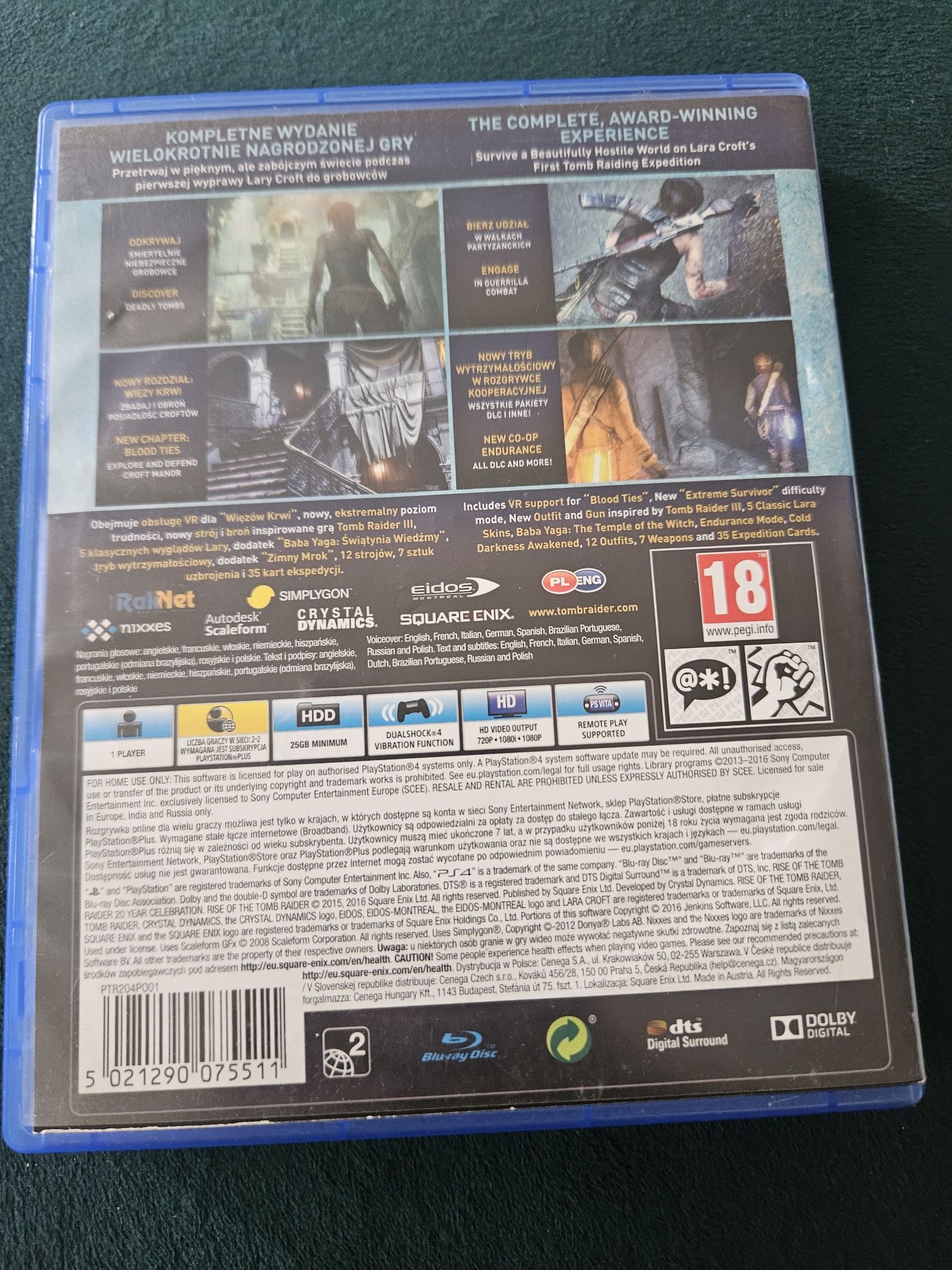 Gra ps Tomb Raider