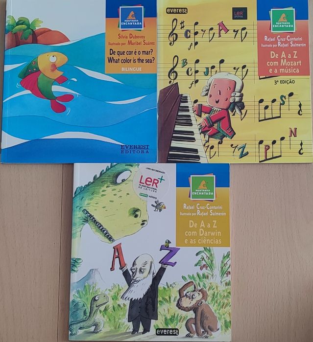 3 Livros da coleção Montanha Encantada - recomendados pelo PNL